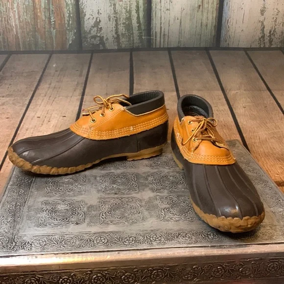 L.L. Bean | Shoes | Ll Bean Brown Leather Rubber Duck Boots  display picture 3